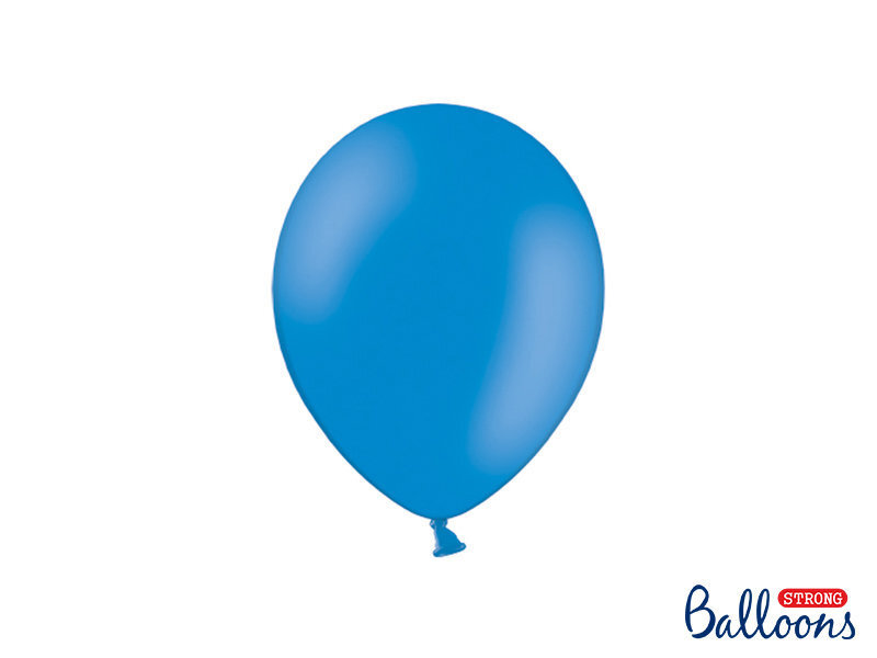 Stiprūs balionai 23 cm Pastel Cornflower, mėlyni, 100 vnt.
