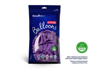 Stiprūs balionai 23 cm Pastel Lavender, violetiniai, 100 vnt. kaina ir informacija | Balionai | pigu.lt