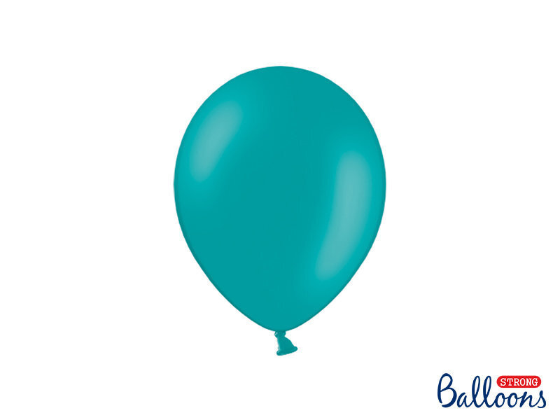 Stiprūs balionai 23 cm Pastel Lagoon, mėlyni, 100 vnt.