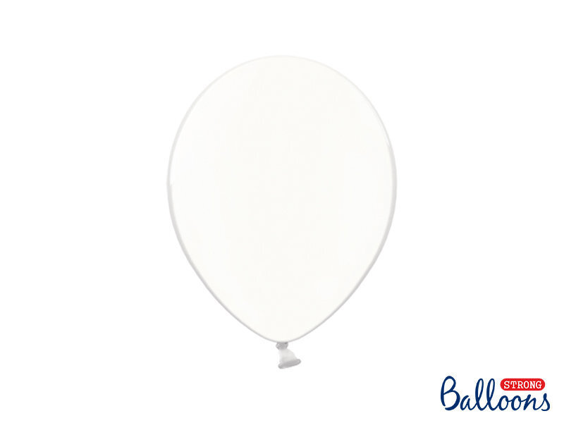 Stiprūs balionai 27 cm, skaidrūs, 100 vnt. kaina ir informacija | Balionai | pigu.lt
