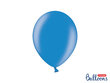 Stiprūs balionai 27 cm Metallic Cornflower, mėlyni, 10 vnt.