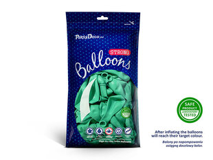 Stiprūs balionai 27 cm Pastel, žali, 50 vnt. kaina ir informacija | Balionai | pigu.lt