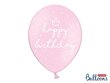 Stiprūs balionai 30 cm happy... P. B., rožiniai, 6 vnt.