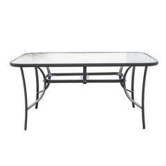 Lauko stalas Neptun L150, juodas kaina ir informacija | Lauko stalai, staliukai | pigu.lt