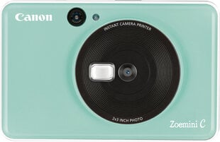 Canon Zoemini C, Mint Green + 10 foto lapelių kaina ir informacija | Momentiniai fotoaparatai | pigu.lt