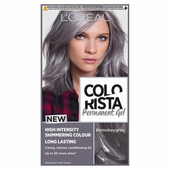 Dažomasis plaukų gelis L&#039;Oreal Colorista Permanent Gel, #SmokeyGrey kaina ir informacija | Plaukų dažai | pigu.lt