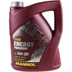 Mannol Energy Premium 5W-30 Fully Synthetic, 4L kaina ir informacija | Variklinės alyvos | pigu.lt