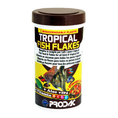Prodac Tropical Fish Flakes dribsniai tropinėms žuvims 1200ml 200g цена и информация | Корм для рыб | pigu.lt