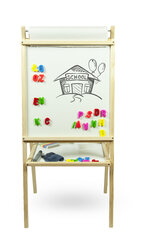 Dvipusė magnetinė piešimo lenta su popieriaus ritiniu 3toysm, MPP, dėž. kaina ir informacija | Lavinamieji žaislai | pigu.lt