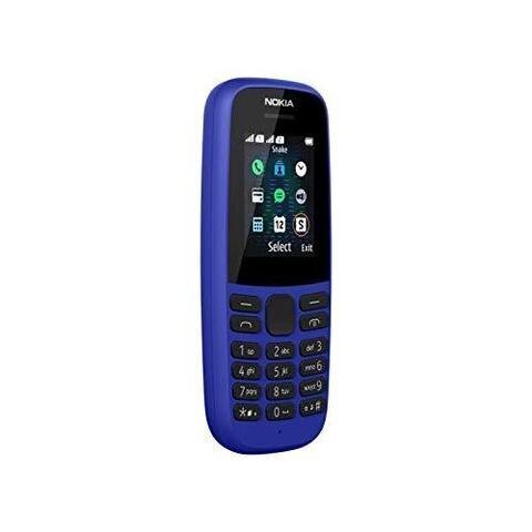 Nokia 105 (2019), 4MB, Dual SIM, Blue internetu