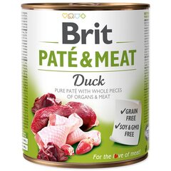 BRIT CARE konservai Duck Pate &amp; Meat, 800g kaina ir informacija | Konservai šunims | pigu.lt