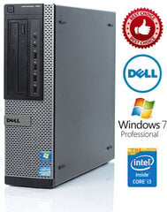 Dell Optiplex 7020 i3-4150 3.5Ghz 4GB 500GB HDD Windows 7 Professional kaina ir informacija | Dell Optiplex 7020 i3-4150 3.5Ghz 4GB 500GB HDD Windows 7 Professional | pigu.lt