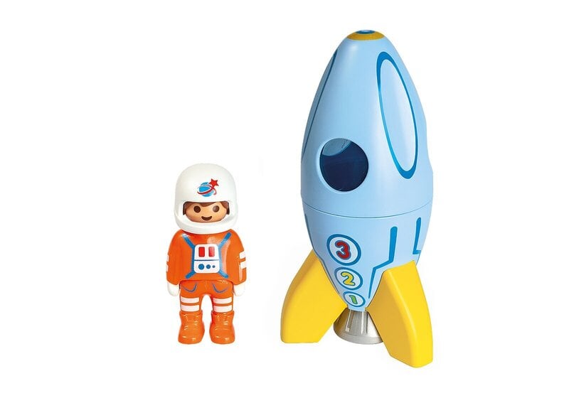 70186 Playmobil 1 2 3 Astronautas Su Raketa Kaina Pigu Lt