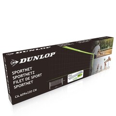 Badmintono/tinklinio tinklas Dunlop, 609 x 220 cm kaina ir informacija | Tinklinio tinklai | pigu.lt