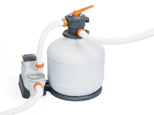Baseino vandens smėlio filtras su pompa Bestway Flowclear, 11355 l/val. kaina ir informacija | Baseinų filtrai | pigu.lt