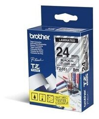 Etikečių juosta Brother TZe-151 TZe151 kaina ir informacija | Spausdintuvų priedai | pigu.lt