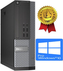 Dell 7020 SFF i5-4670 8GB 120SSD 500GB Windows 10 Professional kaina ir informacija | Dell 7020 SFF i5-4670 8GB 120SSD 500GB Windows 10 Professional | pigu.lt