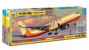 Klijuojami modeliai Zvezda 7031 Cargo Airplane TU-204-100C 1:144 kaina ir informacija | Klijuojami modeliai | pigu.lt