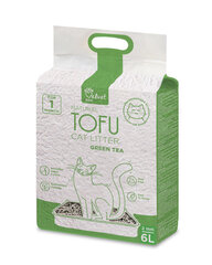 Velvet Paw Tofu kačių kraikas su žaliosios arbatos ekstraktu, 2 mm granulės, 6 l kaina ir informacija | Kraikas katėms | pigu.lt