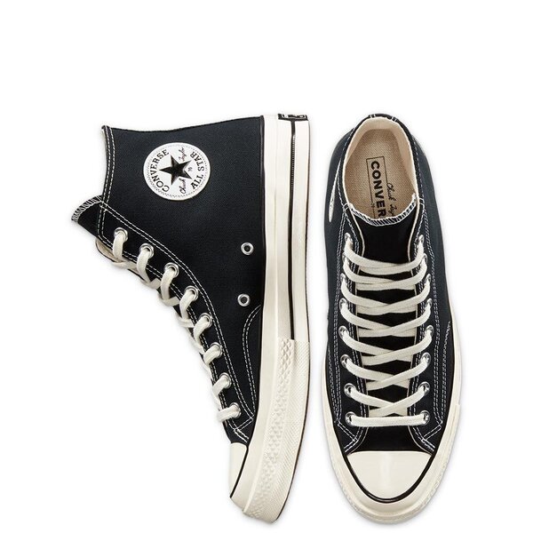 converse cream and black