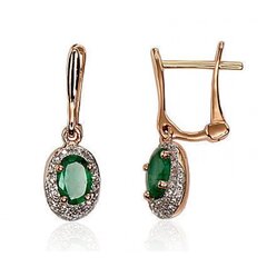Auksiniai auskarai moterims Diamond Sky kaina ir informacija | Auskarai | pigu.lt