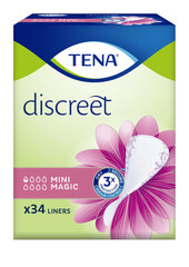 Įklotai Tena Discreet Mini Magic 34 vnt. kaina ir informacija | Tamponai, higieniniai paketai, įklotai | pigu.lt