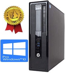 HP ProDesk 600 G1 i5-4570 8GB 240GB SSD 1TB HDD GT1030 2GB DVDRW Windows 10 Professional kaina ir informacija | Stacionarūs kompiuteriai | pigu.lt