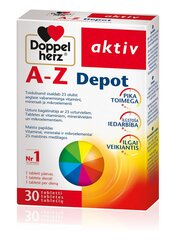 Maisto papildas Doppelherz Activ A-Z Depot, 30 tablečių kaina ir informacija | Vitaminai, maisto papildai, preparatai imunitetui | pigu.lt