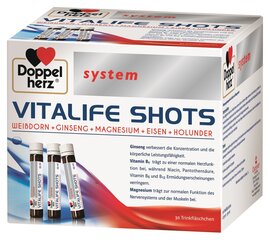 Maisto papildas Doppelherz system Vitalife, 30 buteliukų kaina ir informacija | Vitaminai, maisto papildai, preparatai gerai savijautai | pigu.lt