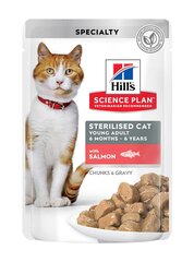 Hill's Science Plan Sterilised Cat Young Adult корм для кошек с рыбой, 12x85 г цена и информация | Консервы для кошек | pigu.lt