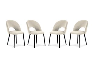 4-ių kėdžių komplektas Milo Casa Lucia, smėlio spalvos kaina ir informacija | 4-ių kėdžių komplektas Milo Casa Lucia, smėlio spalvos | pigu.lt
