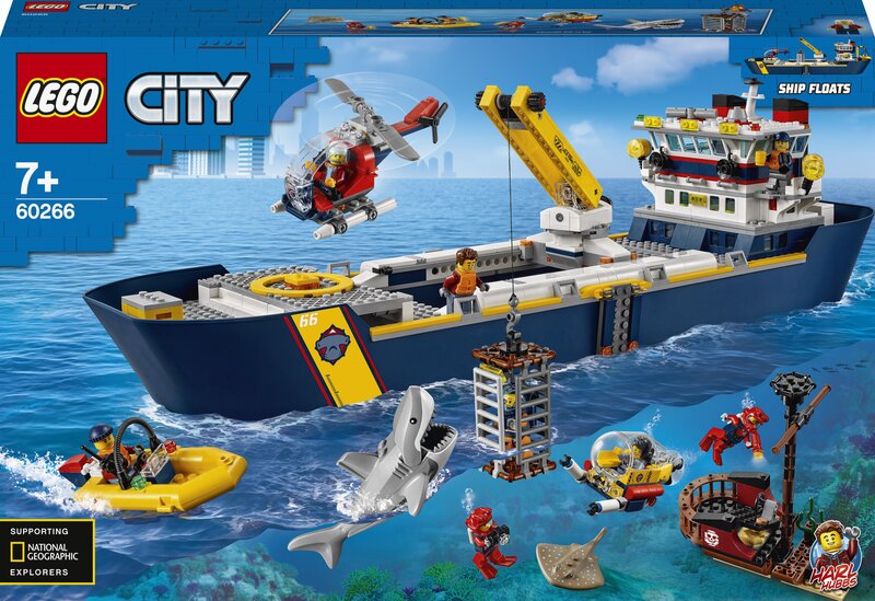 rejection One hundred years take down 60266 LEGO® City Vandenyno tyrimų laivas kaina | pigu.lt
