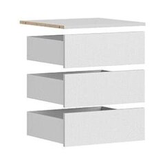 Stalčių ir lentynos komplektas BRW Colin, baltas kaina ir informacija | Stalčiai, patalynės dėžės | pigu.lt