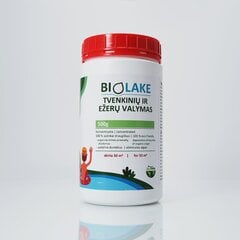 Очиститель для прудов, озер и садовых бассейнов BioVala - BioLake, 500 г / 50 м3 цена и информация | Микроорганизмы, бактерии | pigu.lt