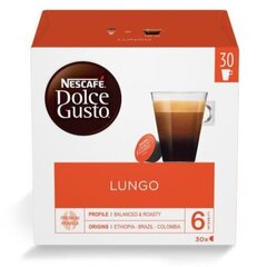 Kavos kapsulės NESCAFE DOLCE GUSTO LUNGO, 30 kapsulių, 195g kaina ir informacija | Kavos kapsulės NESCAFE DOLCE GUSTO LUNGO, 30 kapsulių, 195g | pigu.lt