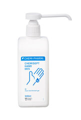 Rankų dezinfekavimo priemonė Chemi-Pharm Chemisept Hand Des, 500 ml kaina ir informacija | Pirmoji pagalba | pigu.lt