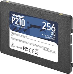 Patriot P210S256G25 цена и информация | Внутренние жёсткие диски (HDD, SSD, Hybrid) | pigu.lt