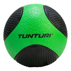 Svorinis treniruočių kamuolys Tunturi Medicine Ball 2kg, žalias/juodas kaina ir informacija | Svoriniai kamuoliai | pigu.lt