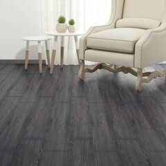 PVC grindų plokštės, prilipd., 5,02m², 2 mm, juodos ir baltos kaina ir informacija | Terasos grindys | pigu.lt