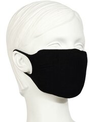 Daugkartinė besiūlė veido kaukė su filtru ir kišenėle Bamboo, Juoda kaina ir informacija | Pirmoji pagalba | pigu.lt