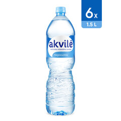 Natūralus mineralinis vanduo Akvilė, 6 x 1,5 L (pakuotė) kaina ir informacija | Vanduo | pigu.lt