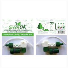 Purškimo antgalis GreenOK baltosios linijos kaina ir informacija | Augalų priežiūros priemonės | pigu.lt