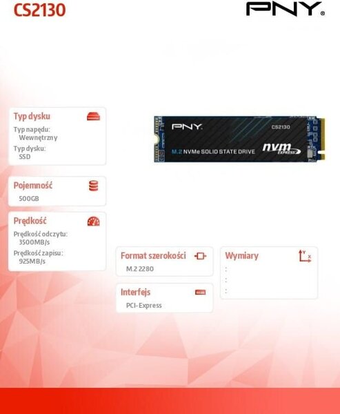 textbook Event run out SSD внутренний жесткий диск PNY Technologies M280CS2130-500-RB цена |  pigu.lt