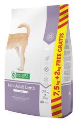 Nature&#039;s Protection Mini Adult Lamb sausas maistas šunims, 7.5 kg + 2 kg kaina ir informacija | Sausas maistas šunims | pigu.lt