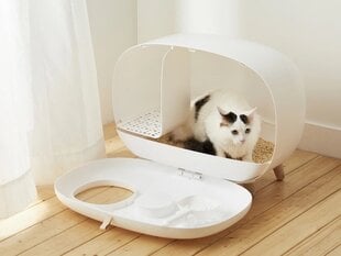 Tualetas Makesure katėms White kaina ir informacija | Kačių tualetai | pigu.lt