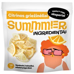 Šalčiu džiovintos citrinos griežinėliais Summmer ingredientai, 9 g kaina ir informacija | Riešutai, sėklos, džiovinti vaisiai | pigu.lt