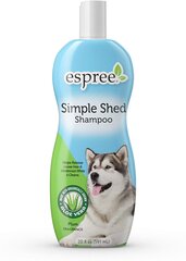 Espree Simple shead šampūnas, šalinantis poplaukį, 591 ml kaina ir informacija | Kosmetinės priemonės gyvūnams | pigu.lt
