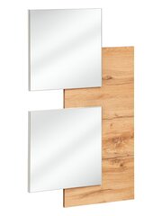 Prieškambario veidrodis ASM Easy, rudas kaina ir informacija | Prieškambario veidrodžiai | pigu.lt
