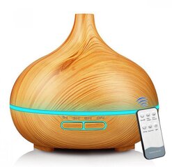 NORE Light Wood ultragarsinis oro drėkintuvas su aroma, 7 spalvos, 500ml kaina ir informacija | Oro drėkintuvai, valytuvai | pigu.lt