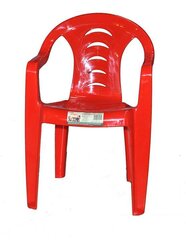 Plastikinė vaikiška kėdė Tola, raudona kaina ir informacija | Vaikiški lauko baldai | pigu.lt